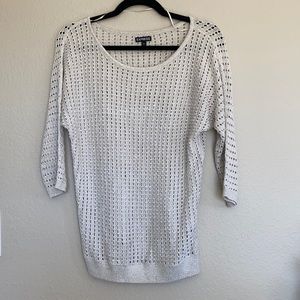 Express Shimmer Gold Sweater